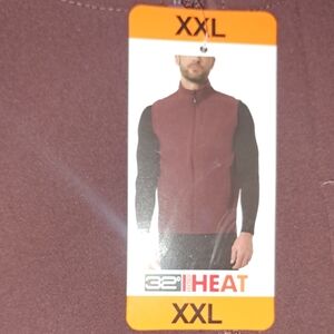 32 Degrees Maroon Vest XXL New